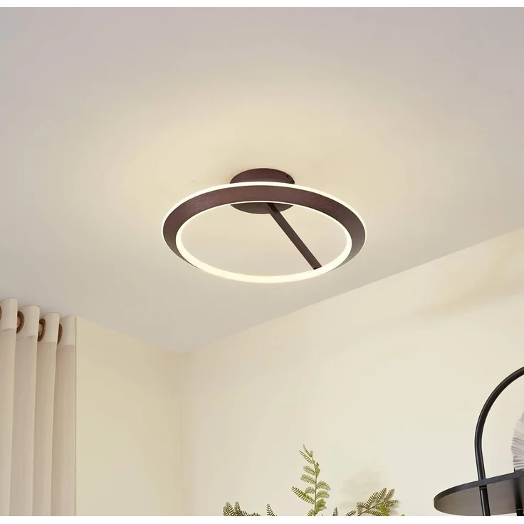Lucande Deckenleuchten Eldra, Enthalten, 1 x 35 W LED, Farbwechsel warmweiß / tageslicht – Bild 3