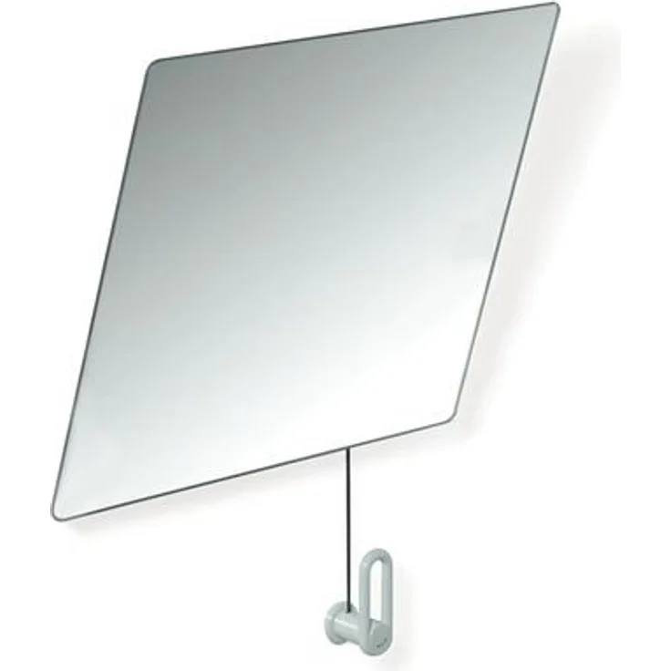 HEWI Kippspiegel Serie 801, Wandspiegel mit B:600mm H:540mm, reinweiß 801.01.100 99 – Bild 1