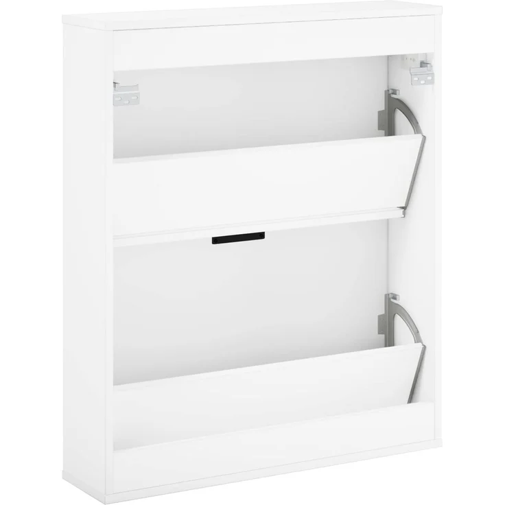 vidaXL Schuhschrank VENRAY 70 x 17 x 82 cm Holzwerkstoff Weiß 8020063 – Bild 7