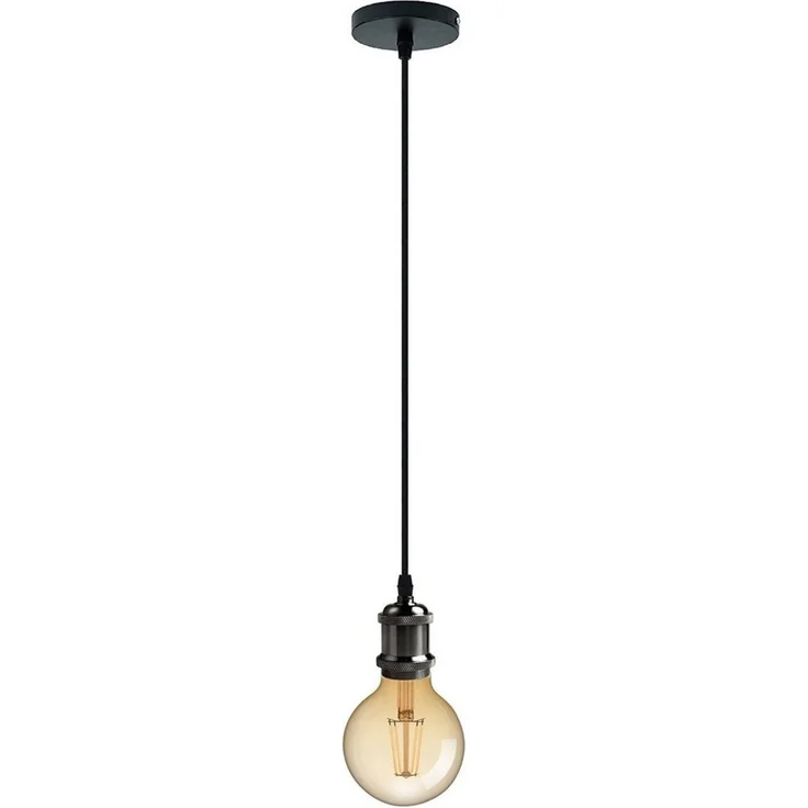 TRANGO LED-Leuchtmittel, E27003 LED E27 2500 Kelvin warmweiß Gold farbig - 4 Watt - 400 Lumen, Filament G95 Lampe, Amber Vintage Glühbirne, LED Edison Retro Leuchtmittel G95 Abstrahlwinkel 360°, 1 St. – Bild 3