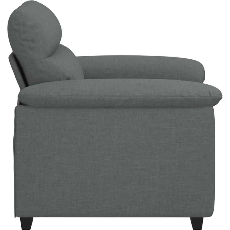vidaXL Sessel Dunkelgrau 100x81x84 cm Stoff 4105288 – Bild 5