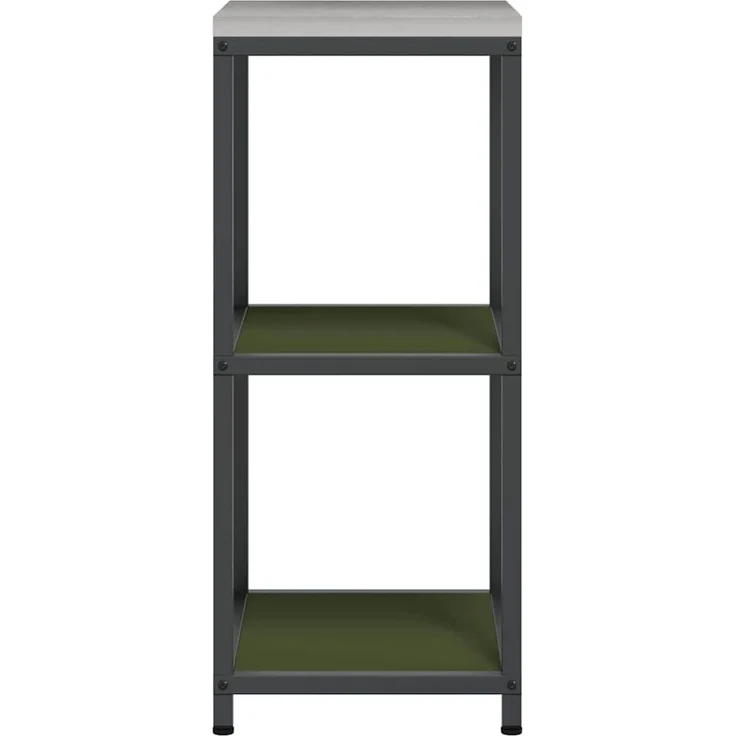 vidaXL Küchenregal HATTEM Olivgrün 40 x 50 x 92 cm Stahl 874971 – Bild 7