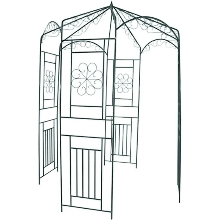 vidaXL Rosenpavillon 250 cm Dunkelgrün 40269