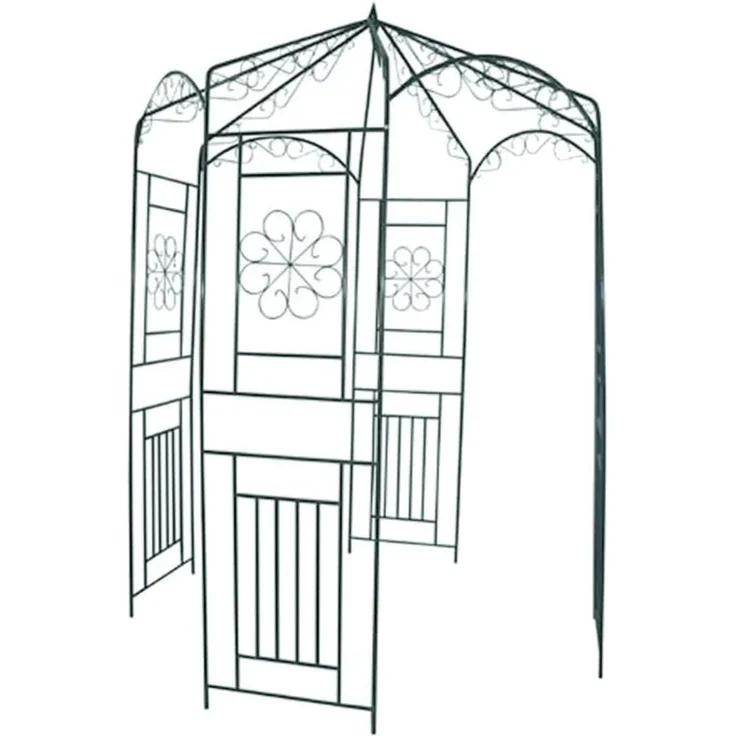 vidaXL Rosenpavillon 250 cm Dunkelgrün 40269 – Bild 1