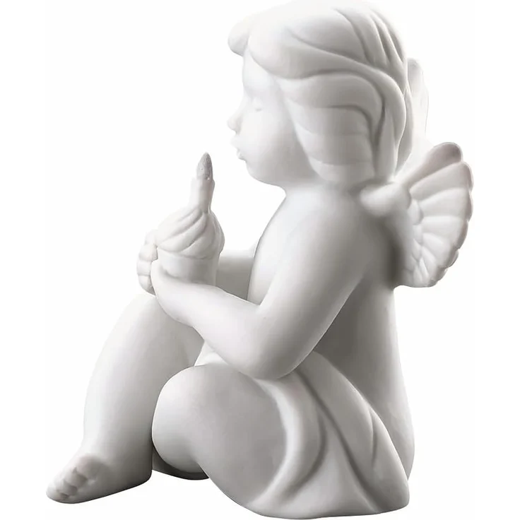 Rosenthal Selection Engel mit GebTagskuch. Klein Weiss Matt – Bild 2