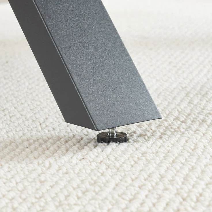 Tischgestell 2er Set Maribo 42x40cm Schwarz [en. casa] – Bild 5