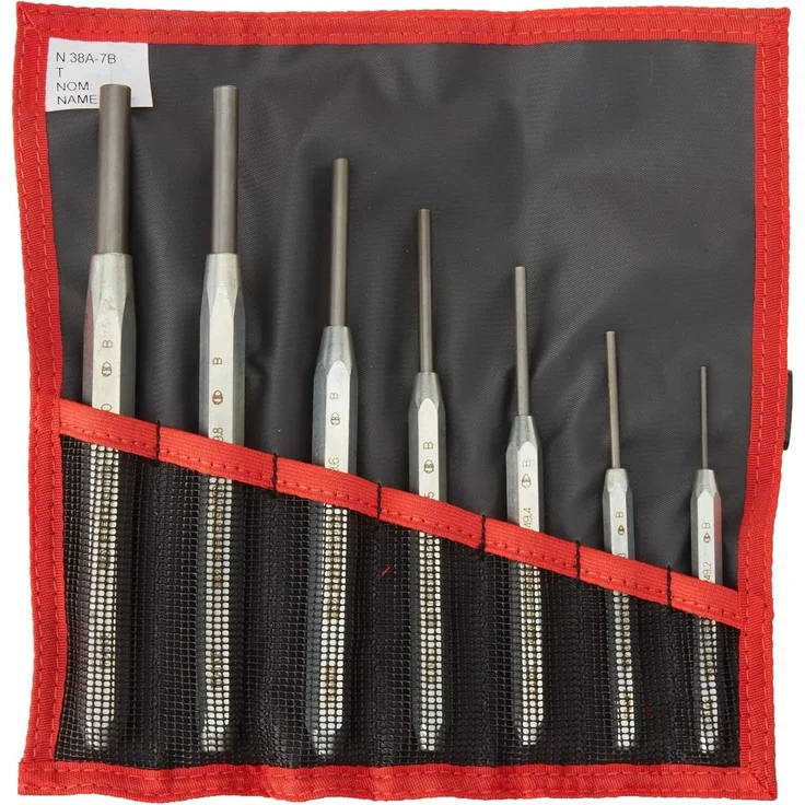 Facom Splinttreiber Handgriff 7-tlg Tasche – Bild 2