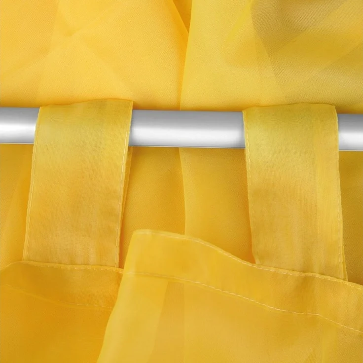 Bestlivings Gardine Noella (1 St), Schlaufen, transparent, Sichtschutz 140x245cm transparente Scheibengardine in versch. Farben – Bild 2