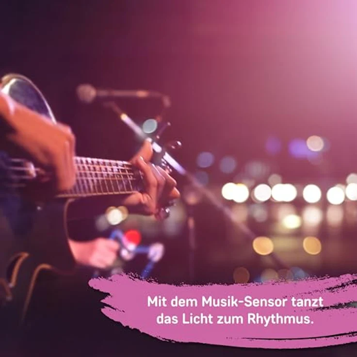 Müller-Licht Indoor LED-Strip RGB, 2m, mit Musik-Sensor und WLAN, TUYA Smartphone-App steuerbar, kürzbar und selbstklebend – Bild 5