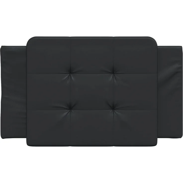 vidaXL Kopfteil-Kissen Schwarz 80 cm Kunstleder 374829 – Bild 4
