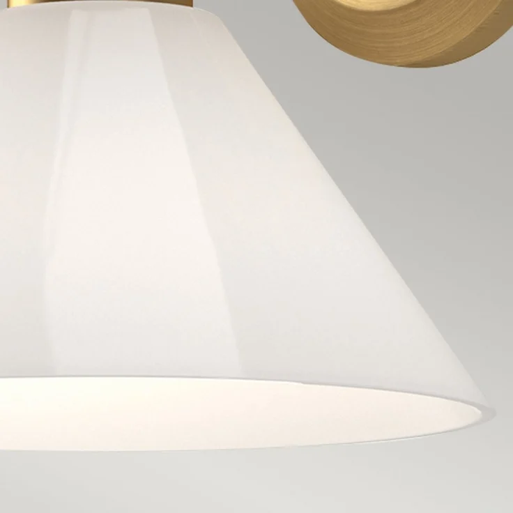 Elstead Lighting Halston Wandleuchte 1-flammig Gebürstetes Gold – Bild 4