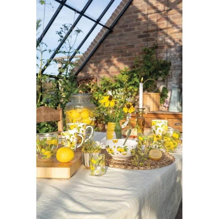 Ambiente® Kochschürze Fresh lemons, (1-tlg, 1-teilig), Küchenschürze Nackenband ca. 70x85cm Baumwolle – Bild 3
