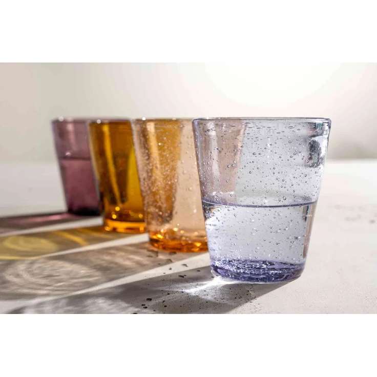 Leonardo BURANO Trinkglas-Set 4-teilig 330 ml warme Farben – Bild 4