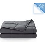 Dailydream Therapie Gewichtsdecke aus Baumwolle, 4,5Kg für Erwachsene,135x200cm, Grau