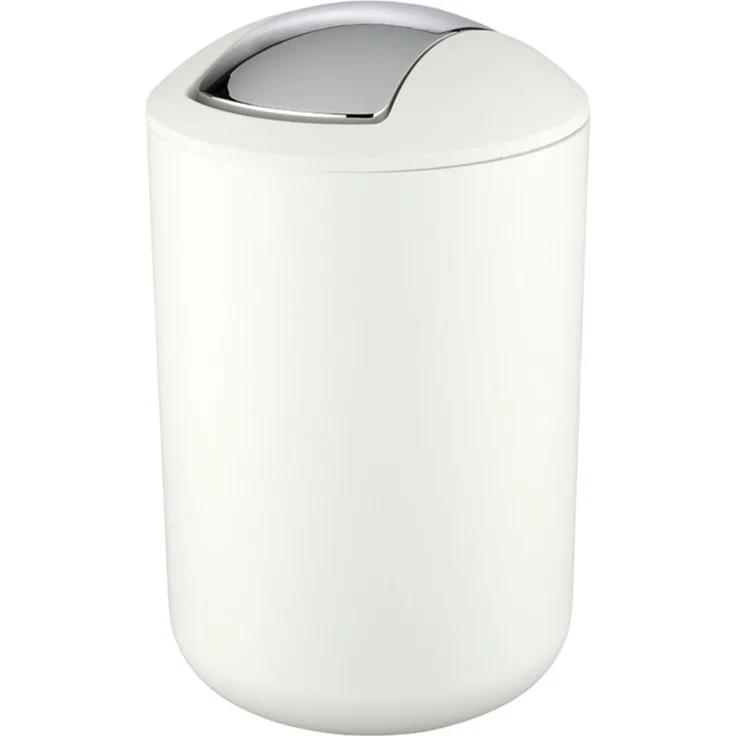 WENKO BRASIL Kosmetikeimer 6,5 Liter, Grau