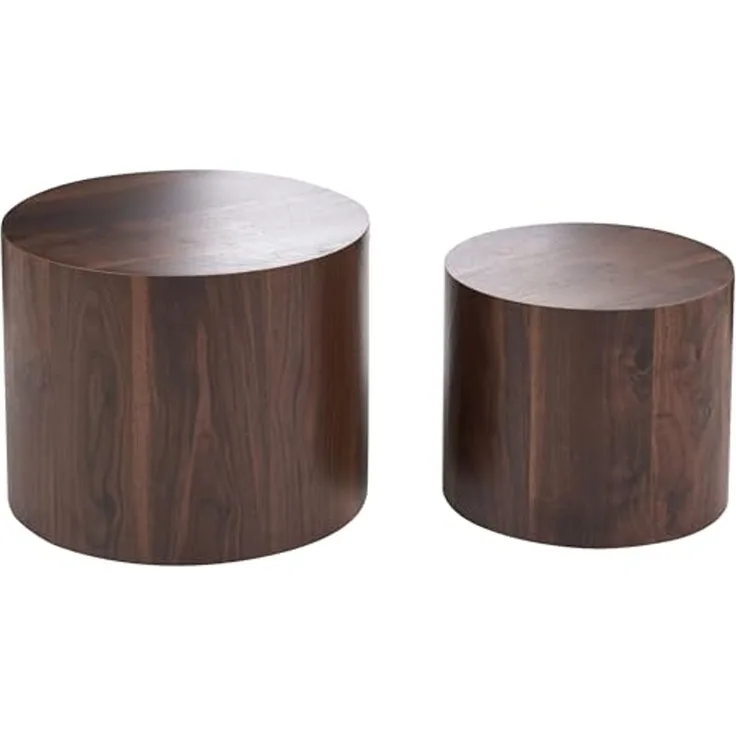 Couchtisch 2er Set MANTI Dunkelbraun