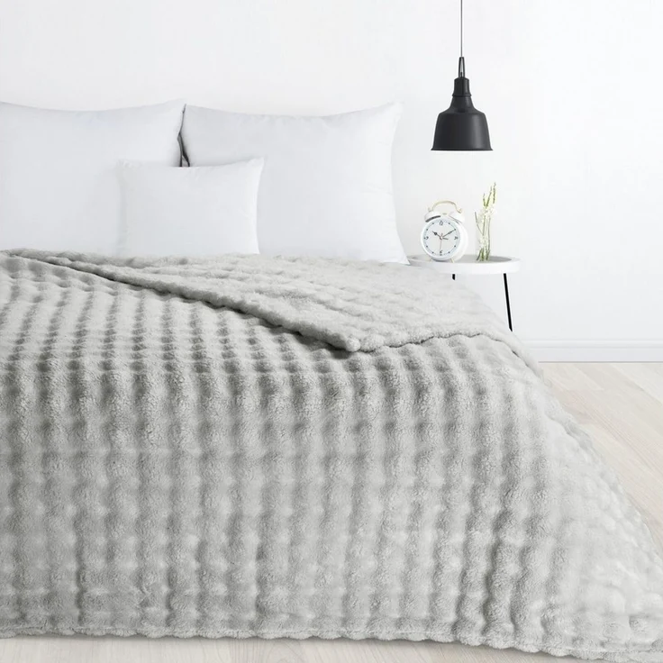 Wohndecke BUBBLE, Design91, flauschige Kuscheldecke mit 3D-Muster, 350 g/m², weich & warm – Bild 2