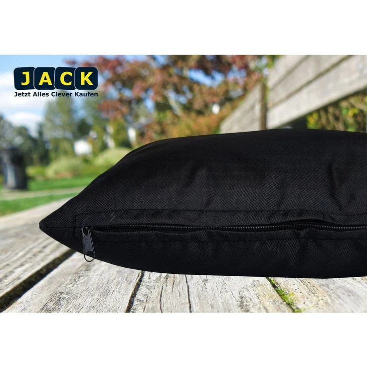 JACK Dekokissen 40x60cm Outdoor Lounge Kissen inkl. XXL Füllung, starke Füllung, Robust, Strapazierfähig, Wasserabweisend, Innen&Außen – Bild 4