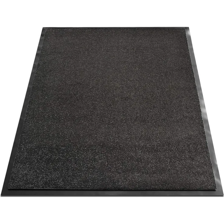 Floordirekt Fußmatte Monochrom, Rutschfeste Schmutzfangmatte Indoor, 30°C Maschinenwaschbar, Rechteckig, Höhe: 7 mm, Geeignet für Trockner & Fußbodenheizungen, UV-Beständig, Antistatisch