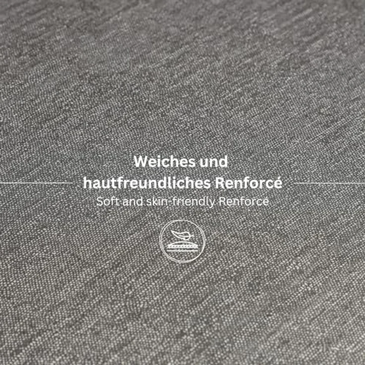 Esprit Bettwäsche HARP Renforcé Kissenbezüge und Bettwäsche, Baumwolle, 1 teilig, 135 x 200 cm in Anthrazit – Bild 5