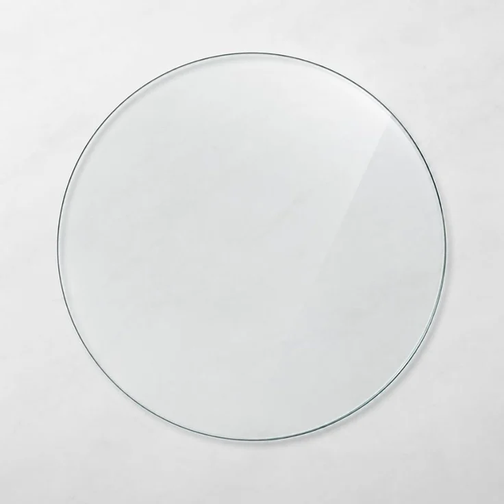 Glasplatte TERRY 60cm Rund 6mm Gehärtetes Glas Scheibe Bodenplatte Glasscheibe – Bild 3
