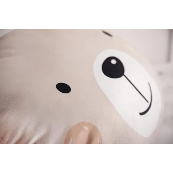 Herding Young Collection Dekokissen Little Bear Formkissen Gr. ca. 36x33 cm / soft velboa Dekokissen, kinder kissen Baby deko Kissen – Bild 3