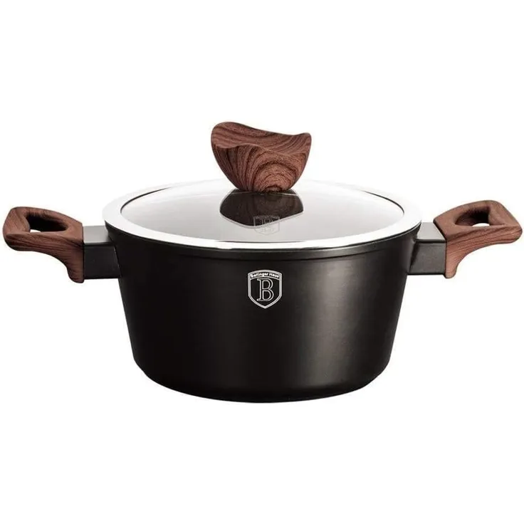 Berlinger Haus Berlinger Haus Topf mit Granitbeschichtung 20cm 2,5l Ebony Rosewood BH1716