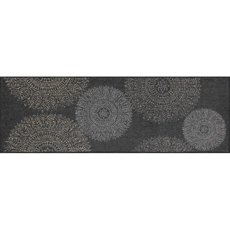 Salonloewe Fußmatte Fußmatte "Ornament Deco Allo", eckig, Höhe: 7 mm, gemustert