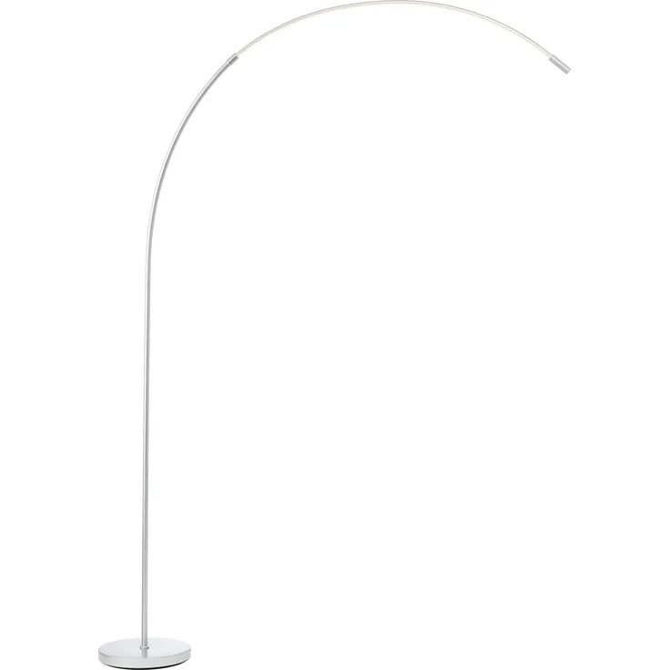 Brilliant LED Stehlampe Bow LED Bogenlampe, 170 cm, 1300 lm, 3000-6500 K, dimmbar, CCT, aluminium