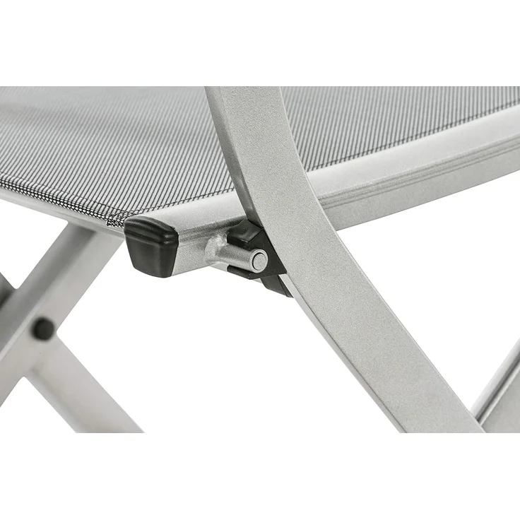 Dehner Gartenstuhl Klappstuhl Chicago, 88 x 57.5 x 48.5 cm, Pflegeleichter Klappstuhl aus beständigem Aluminium und Textil – Bild 7