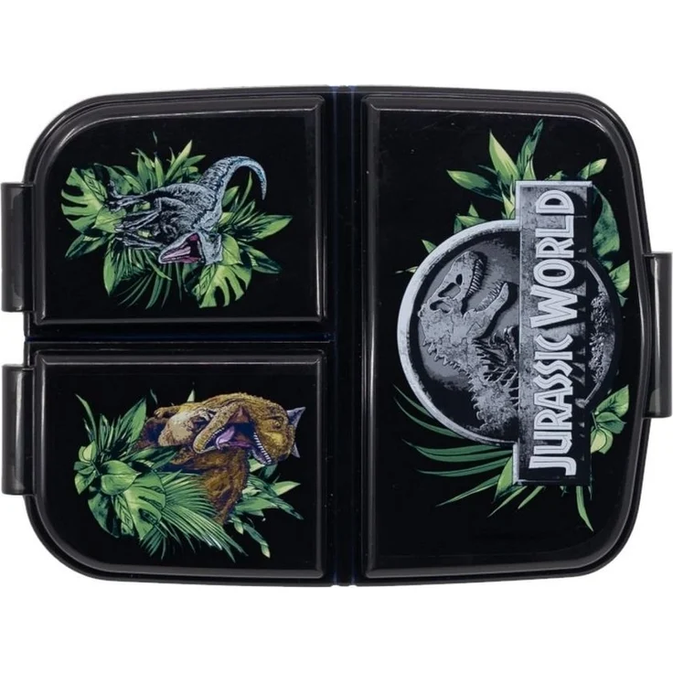 Stor Lunchbox Brotdose 3 Fächer Jurassic World Lunch to Go Vesper Dose – Bild 2