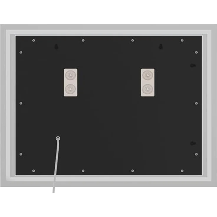 CLP Badspiegel Jaffrey Bluetooth-Lautsprecher Anti-Beschlag Quer- und Hochformat LED,60x80 cm – Bild 8
