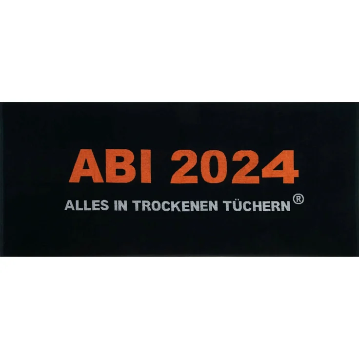 Egeria ABI 2024 Strandlaken Strandtuch Schwarz 75x180 cm 75 x 180 cm – Bild 5
