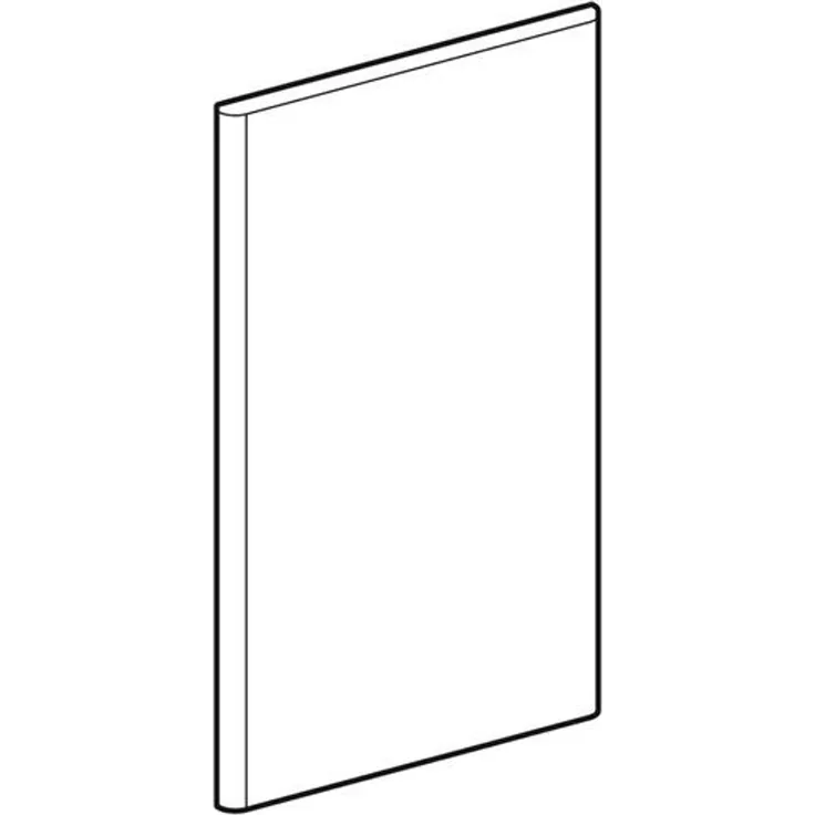 Niedriges Unter-/Waschbeckenunterschrank B=55 cm grau