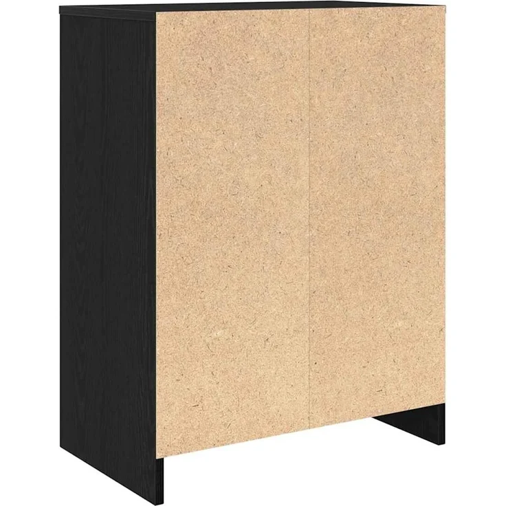 vidaXL Schuhschrank Schwarz Eichen-Optik 57x34x76 cm Holzwerkstoff 861869 – Bild 8