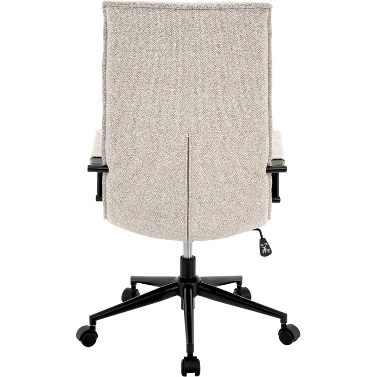Carryhome 'NIKOLAS' Bürodrehstuhl, Stoff natur, 59 x 110 x 75.5 cm, 140 kg belastbar, höhenverstellbare Armlehnen – Bild 2