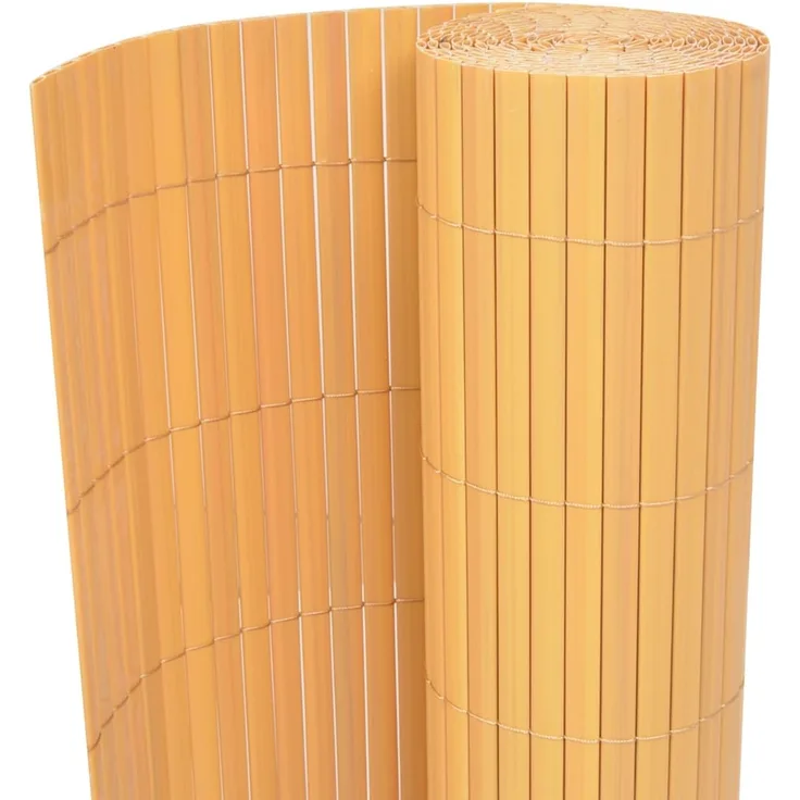 vidaXL Gartenzaun Gelb 150x300 cm PVC 43634