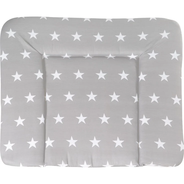 roba Wickelauflage 'Little Stars' - weiche Wickelunterlage 85 x 75 cm - Wickeltischauflage - Grau – Bild 1