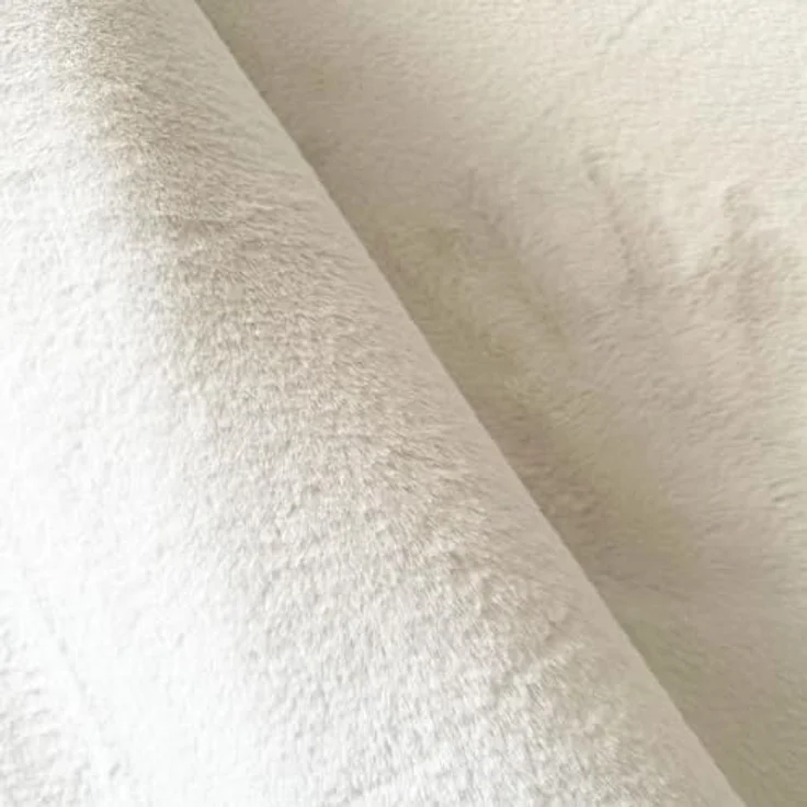 VIMODA Teppich Wohnzimmer Schlafzimmer Flauschig, kurzflorig – waschbar und Fußbodenheizung geeignet,Farbe:Creme;Maße:Ø 80 cm Rund – Bild 4