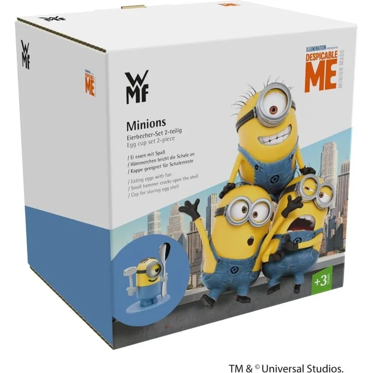 WMF Eierbecher mit Löffel Minions – Bild 4