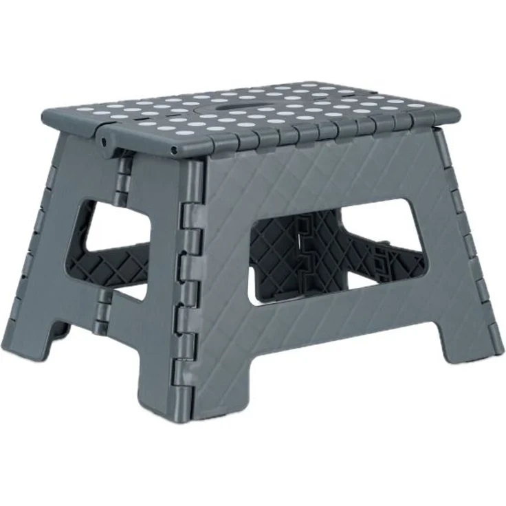 Relaxdays 2 x Klapphocker faltbar M dunkelgrau – Bild 9