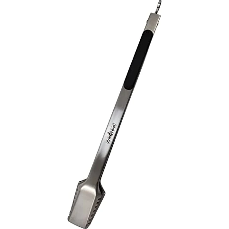 Grillfürst Grillzange Grillfürst Premium Edelstahl Grillzange mit Spatelkopf – Bild 2