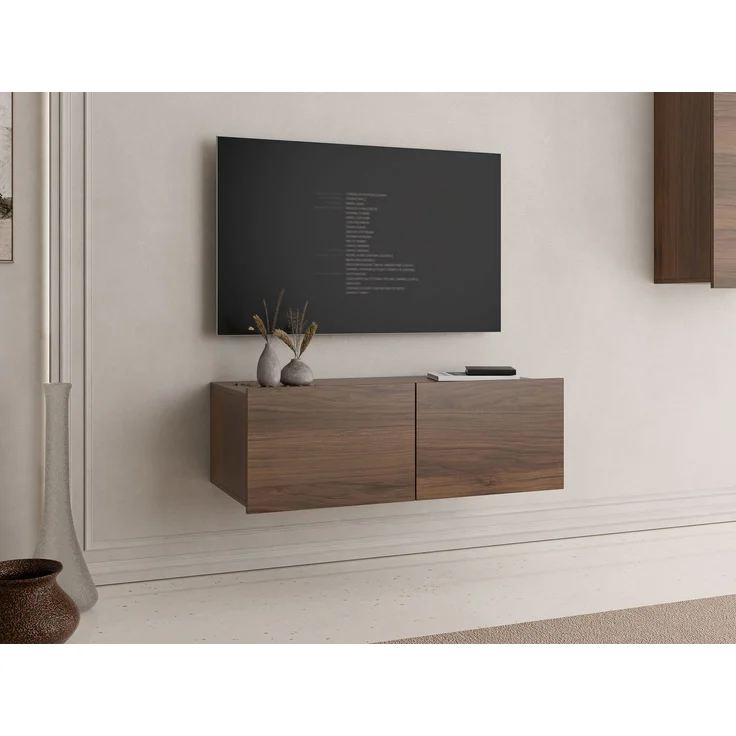 TV-Lowboard Calabrini 100 BR03 (Farbe: Nuss Warmia) – Bild 3