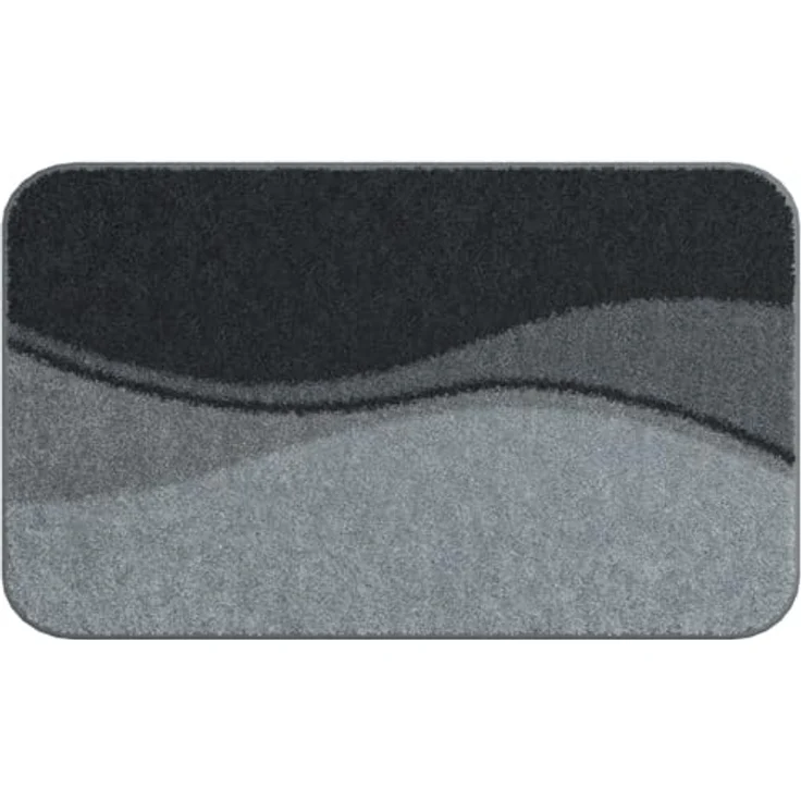 Linea Due Flash Badteppich 50x80 cm anthrazit – Bild 2