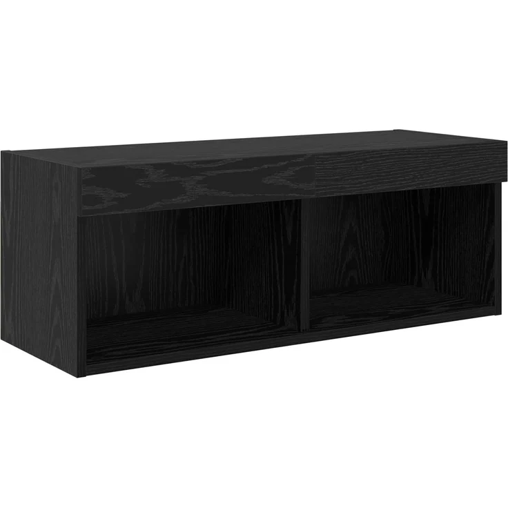 vidaXL TV-Wandgeräte 6 pcs Schwarz Eichen-Optik Holzwerkstoff 3402976 – Bild 9