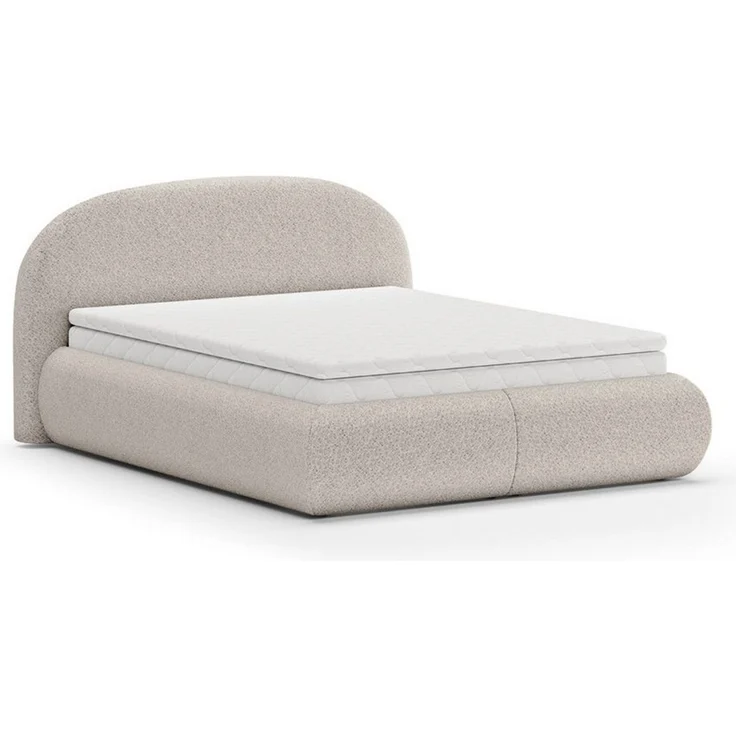 Beautysofa Polsterbett mit Bettkasten und Rahmen MOTTI, 140, 160 oder 180cm, mit oder ohne Matratze – Bild 1