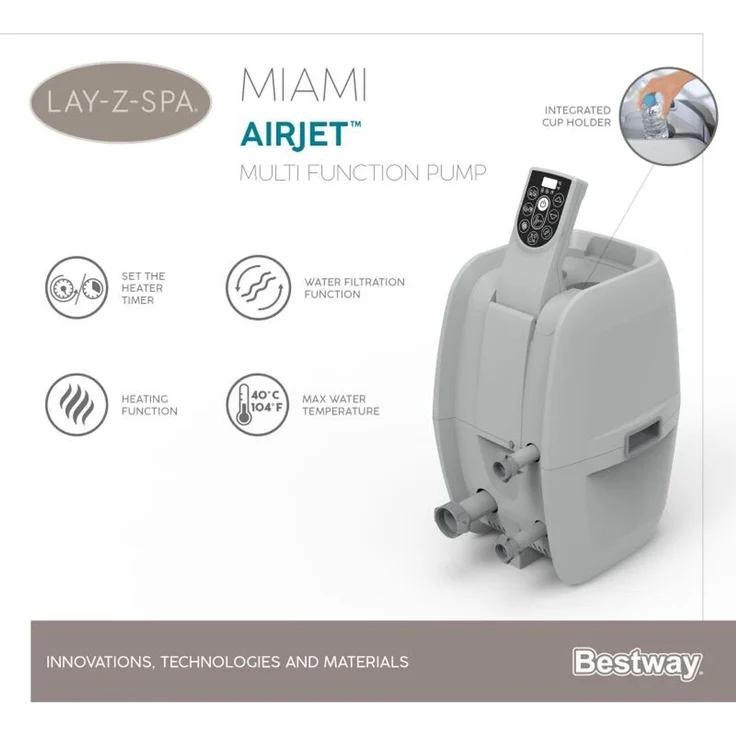 Bestway Whirlpool Lay-Z-SPA Miami – Bild 14