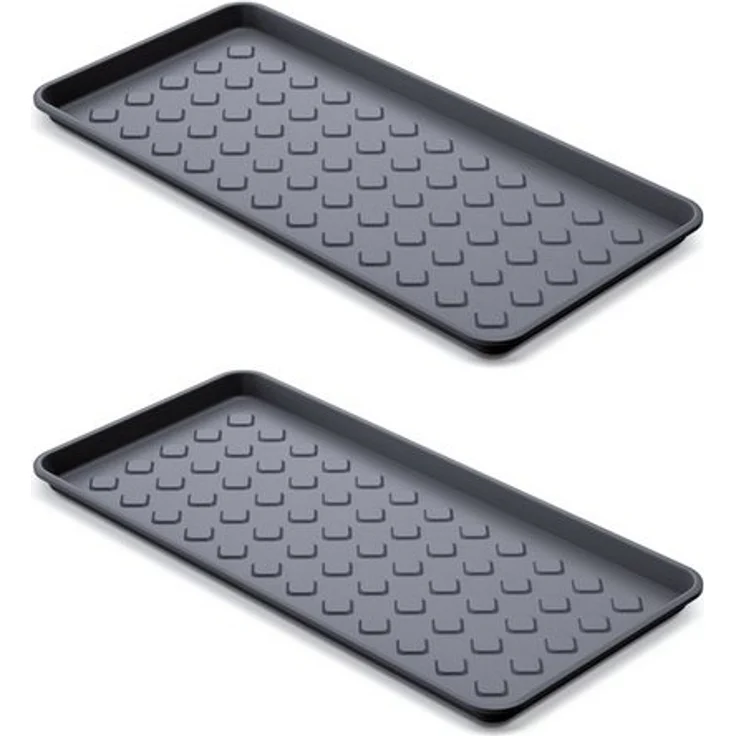 Garronda Schuhabtropfschale Schuhabstropfschale Schuhablage 72 x 35 cm PVC GD-0052 – Bild 4