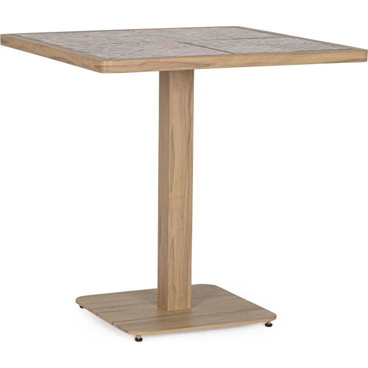 Garten-Bistrotisch Aremilak - Aluminium Desert Sand, 73 x 73 cm – Bild 1