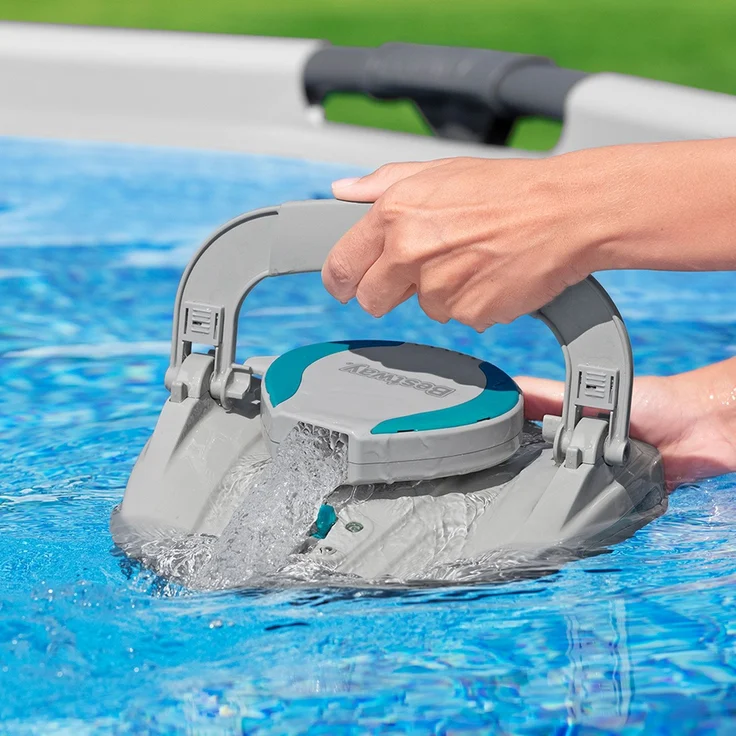 Bestway Akku Poolroboter AquaTronix G100 grau blau Poolreiniger Poolsauger – Bild 4